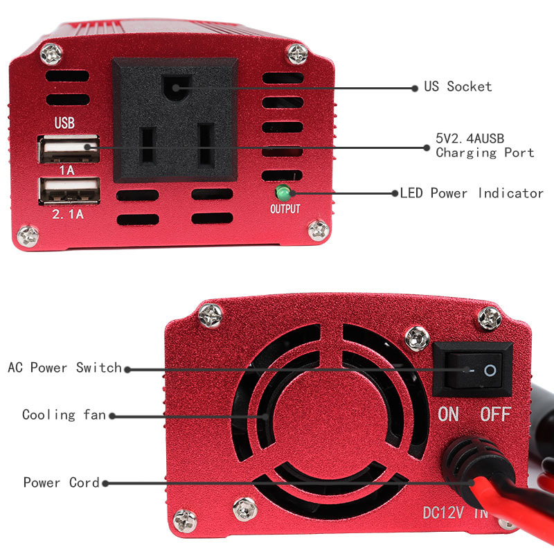 Mascarello 150W 汽车电源逆变器 (图6)