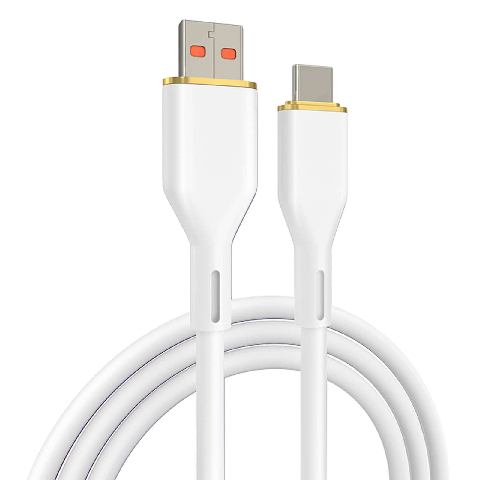 USB C 型电缆，USB A 至 USB C 5A 快速充电（3.3 英尺 1 包）充电线兼容三星 Galaxy S10 S9 S8 Plus、Note 9 8、A11 A20 A51、LG G6 G7 V30 V35、Moto Z2 Z3(图5)