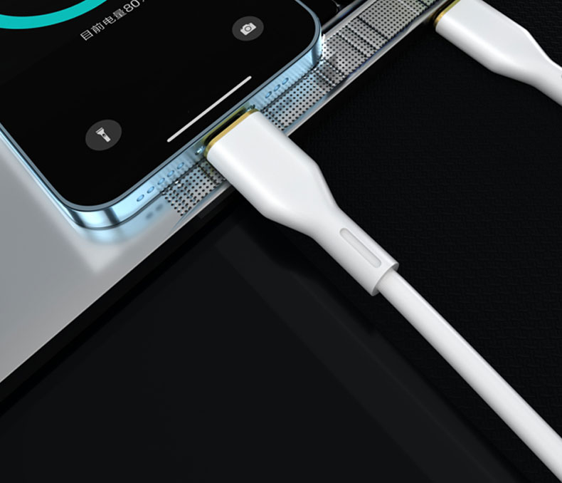 iPhone Lightning 数据线 1 件装 3.3 英尺 USB 充电线高速传输线兼容 iPhone 14/13/12/11 Pro Max/XS MAX/XR/XS/X/8/iPad